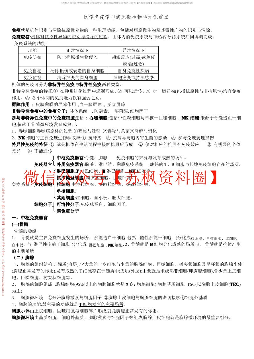 微生物学与免疫学